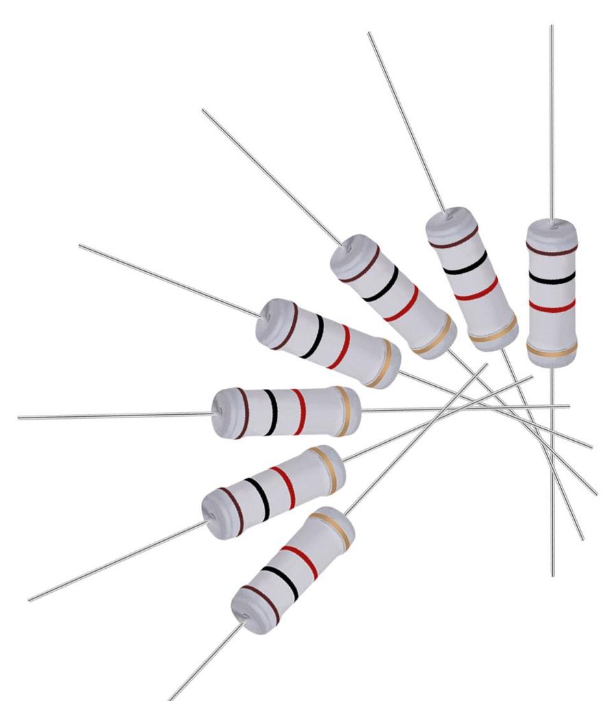 20Stk. 3W 3 Watt Metalloxid Schicht Widerstand Axiales Leitung 1K Ohm ¡À5% Toleranz