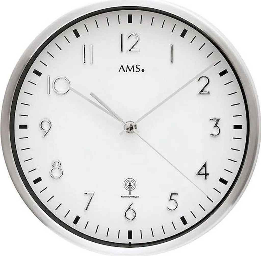 AMS 5912 Montre Murale de Bureau - Décoration Épurée pour Salon et Loft