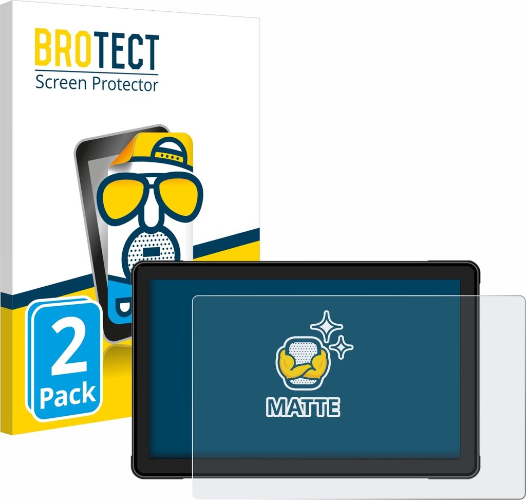 2x BROTECT Schutzfolie für Woibugee Motorrad Carplay 7" Displayschutz Displayschutzfolie Folie Matt Entspiegelungsfolie