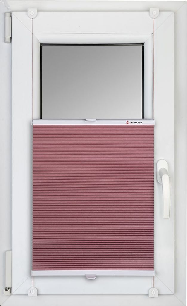 THERMO WABENPLISSEE 100% VERDUNKELNDFALTROLLO JALOUSIE (Rosa PM06, 70x150 cm)