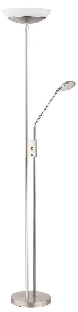 LED Deckenfluter, dimmbar, Lesearm schwenkbar, H 180 cm Produktbild 