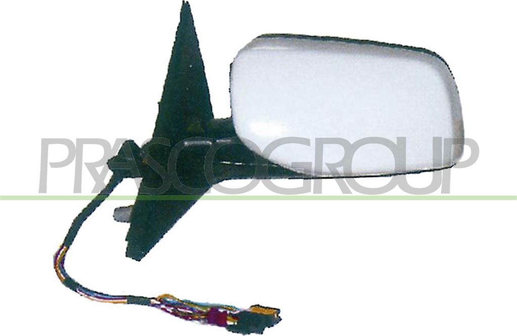 PRASCO BM0467374 Außenspiegel Seitenspiegel Links für BMW 5 Limousine (E60) mit Memory Asphärisch Grundiert Elektrisch