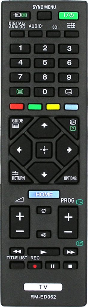 Ersatz Fernbedienung für SONY TV KDL26EX320 | KDL-26EX320 | KDL26EX321 |