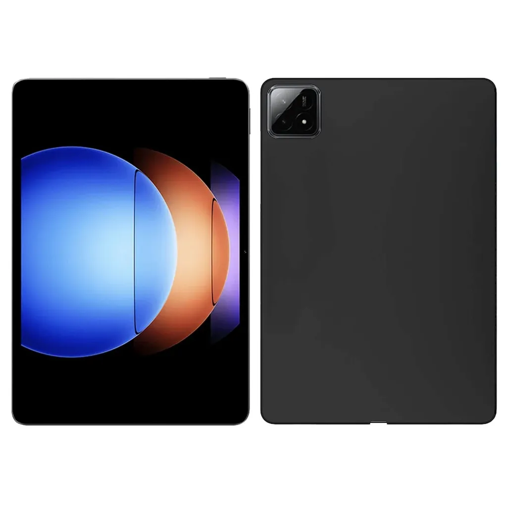 Custodia Xiaomi Pad 6S Pro 2024 12.4" | Cover Morbida Slim Nera - 4