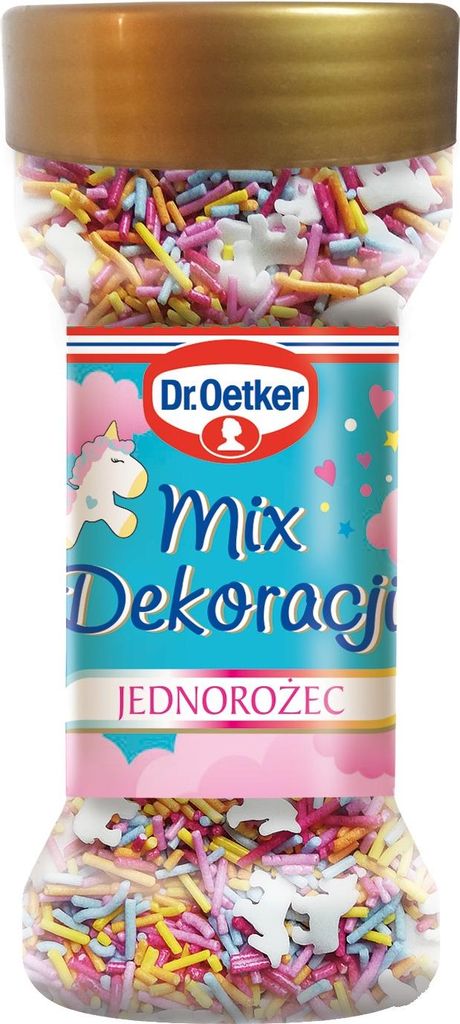 Dr. Oetker Jednorożec - Mix dekoracji 52g Zdjęcie produktu 