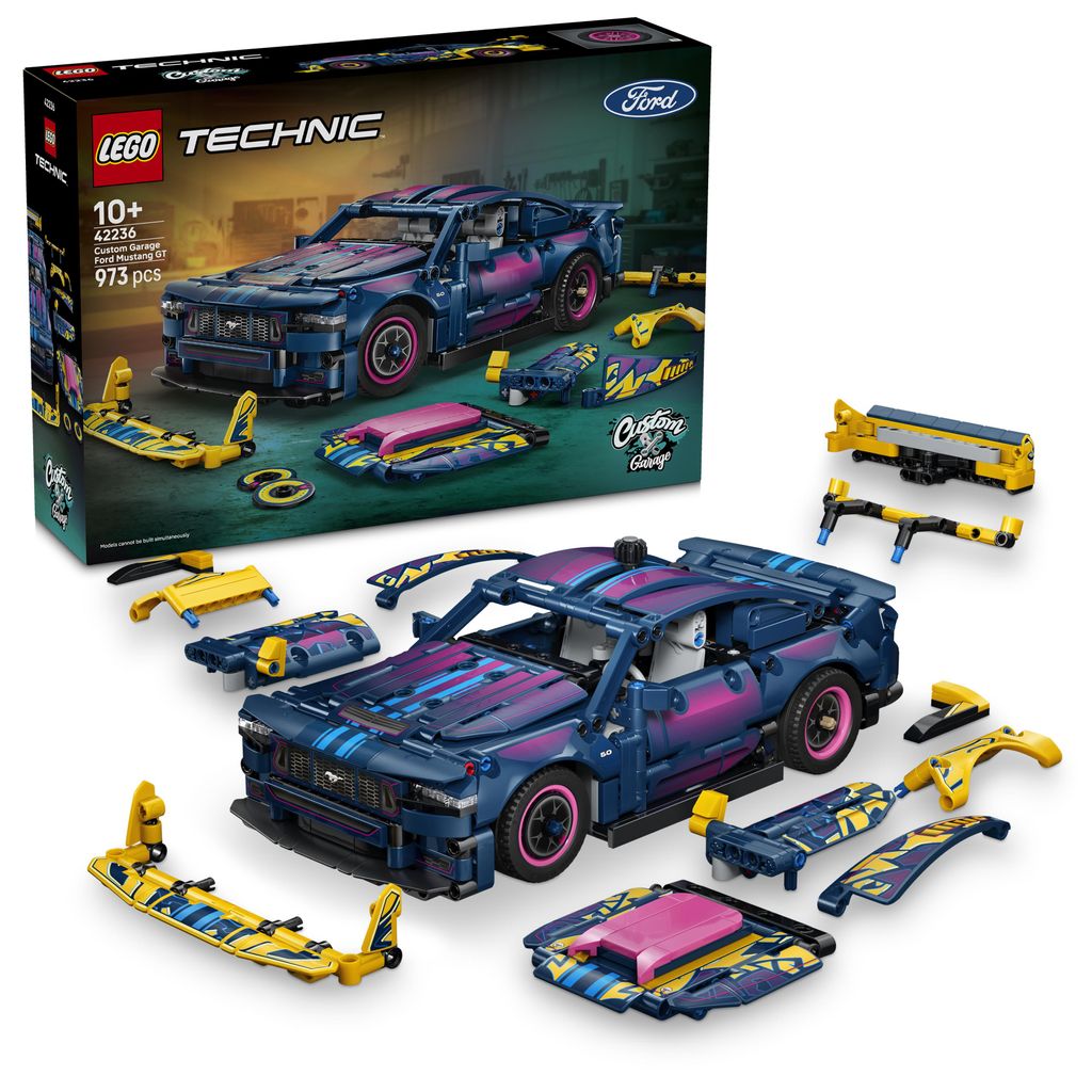 LEGO Technic Ford Mustang GT Auto aus der Tuning-Werkstatt Produktbild 