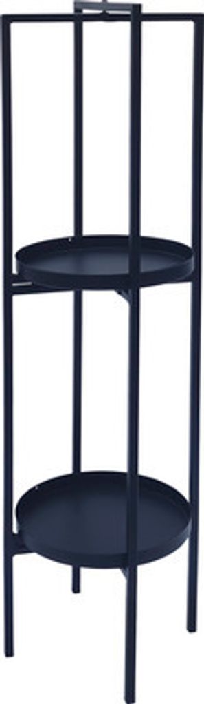 Pflanzentisch 2er Stand Lafiora Metall H 76,5 cm schwarz