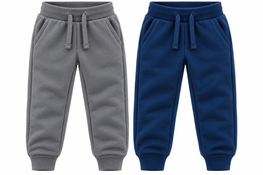 Weichers 2er Set Kinder Jogginghose gefüttert Fleece Jungen Produktbild 