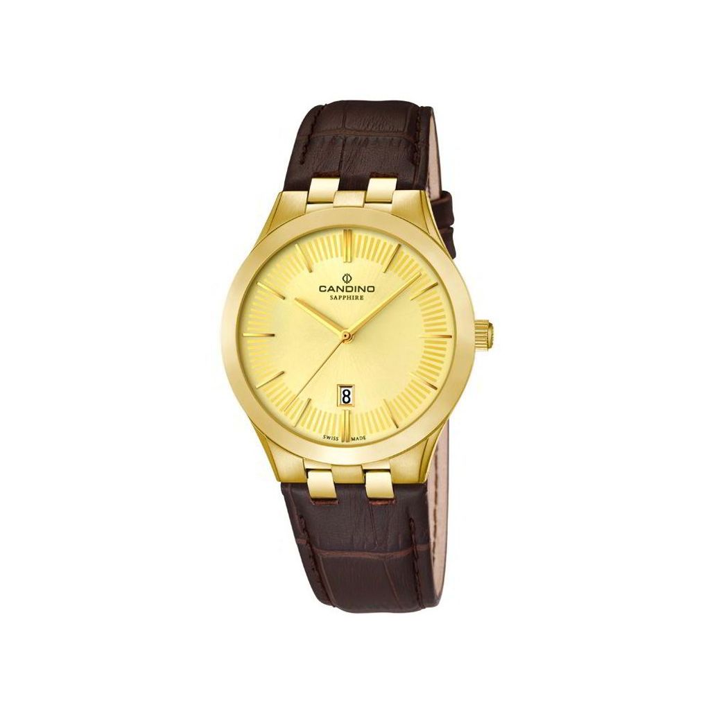 Candino Herren Uhr Armbanduhr C4546/2 Lederarmband Saphirglas