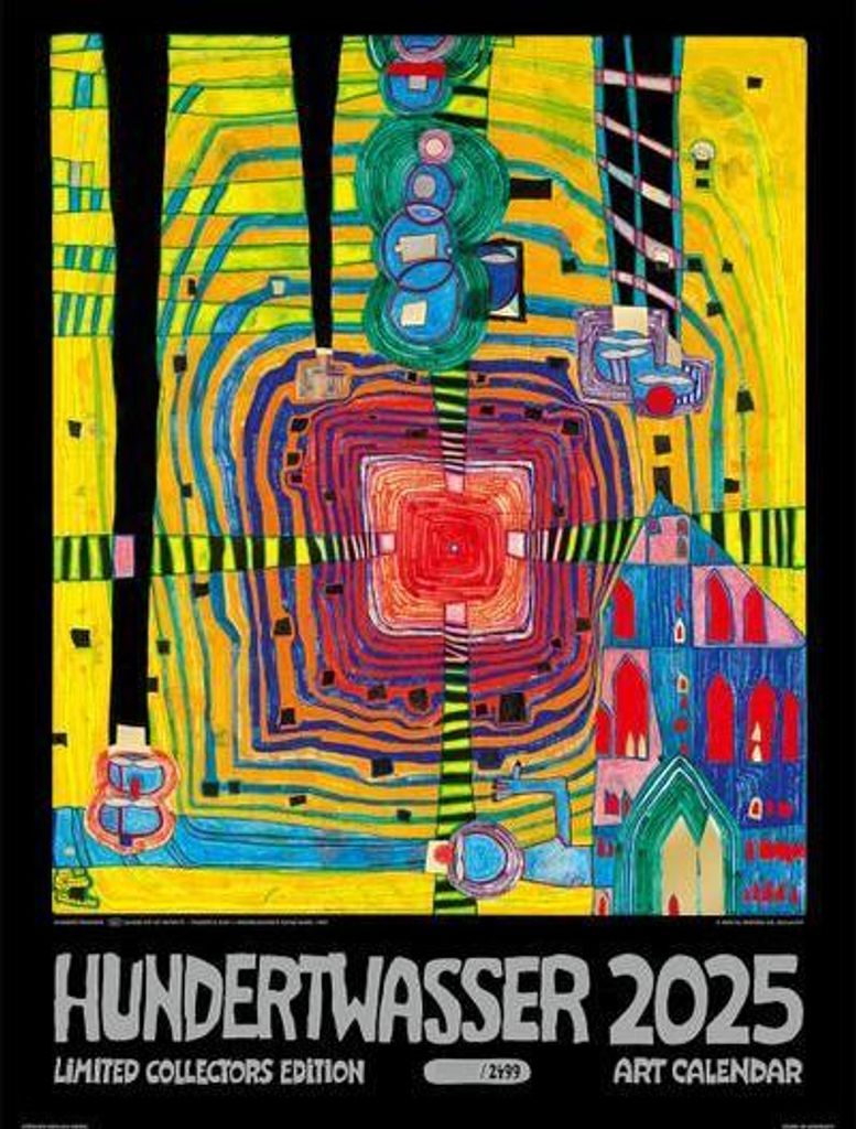 Großer Hundertwasser Art Calendar 2025 Kaufland.de