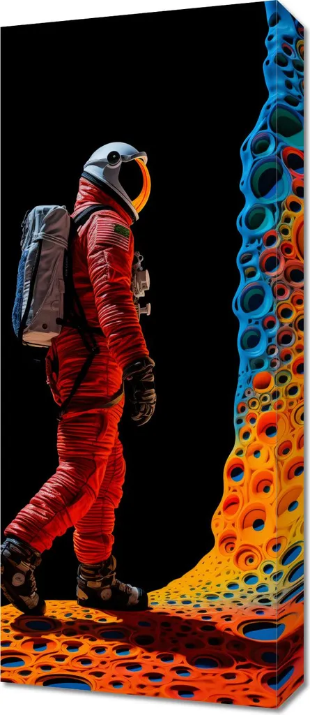 Offerta Quadro 30x70 Esploratore Mondi | Tela Qualità Alta HD