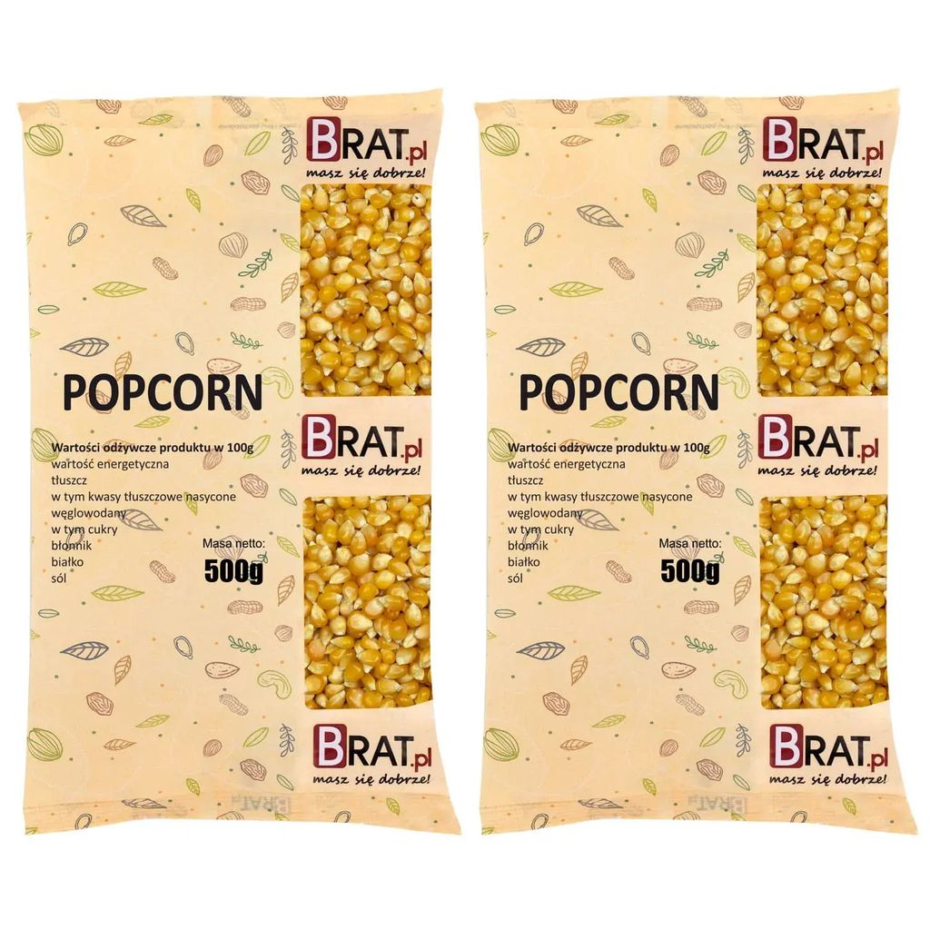 Popcorn 1kg (2x500g) Zdjęcie produktu 
