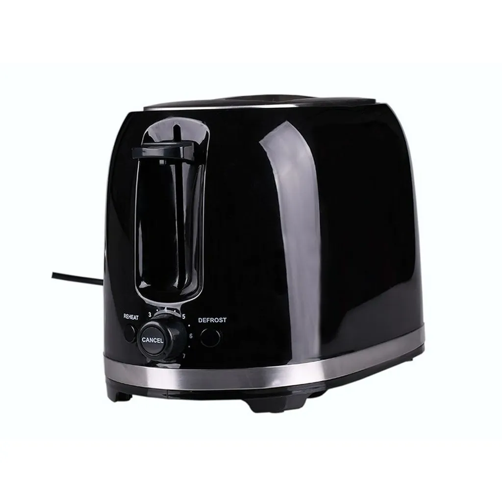 Grille-pain Noir Lafe TSB003B 850W pour Petit-Déjeuner Rapide et Croustillant