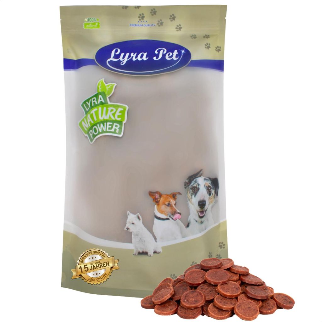 Hundesnacks Entenchips, 1 kg, besonders fettarm, ideal für Produktbild 