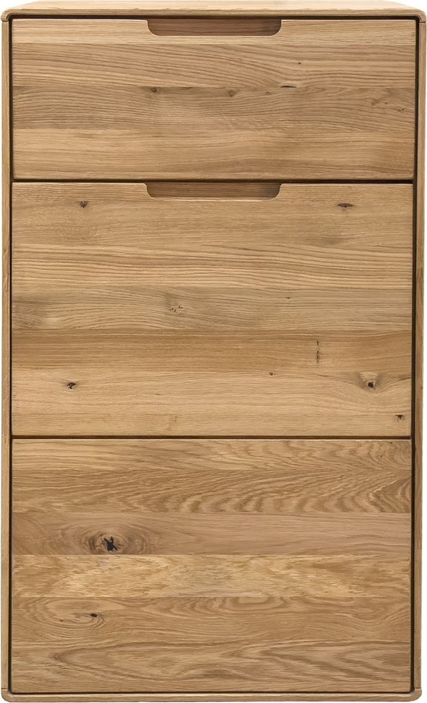 Hochkommode >KM-0663< 1 Tür, 1 Schub, Wildeiche Produktbild 