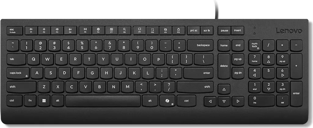 Clavier USB Lenovo 4Y41R64653 Noir - Frappe Silencieuse et Durable
