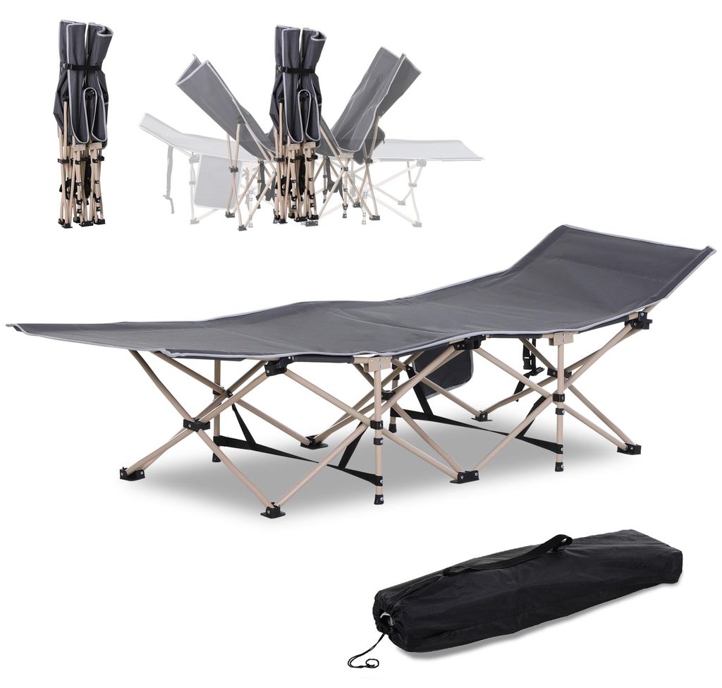 Outsunny, opvouwbaar campingbed, geschikt voor buiten, Productafbeelding 