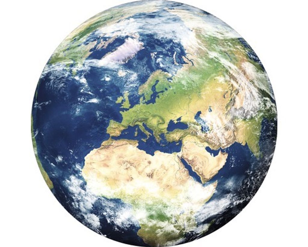 Metallbild Alu The Earth Ø 98 cm Produktbild 