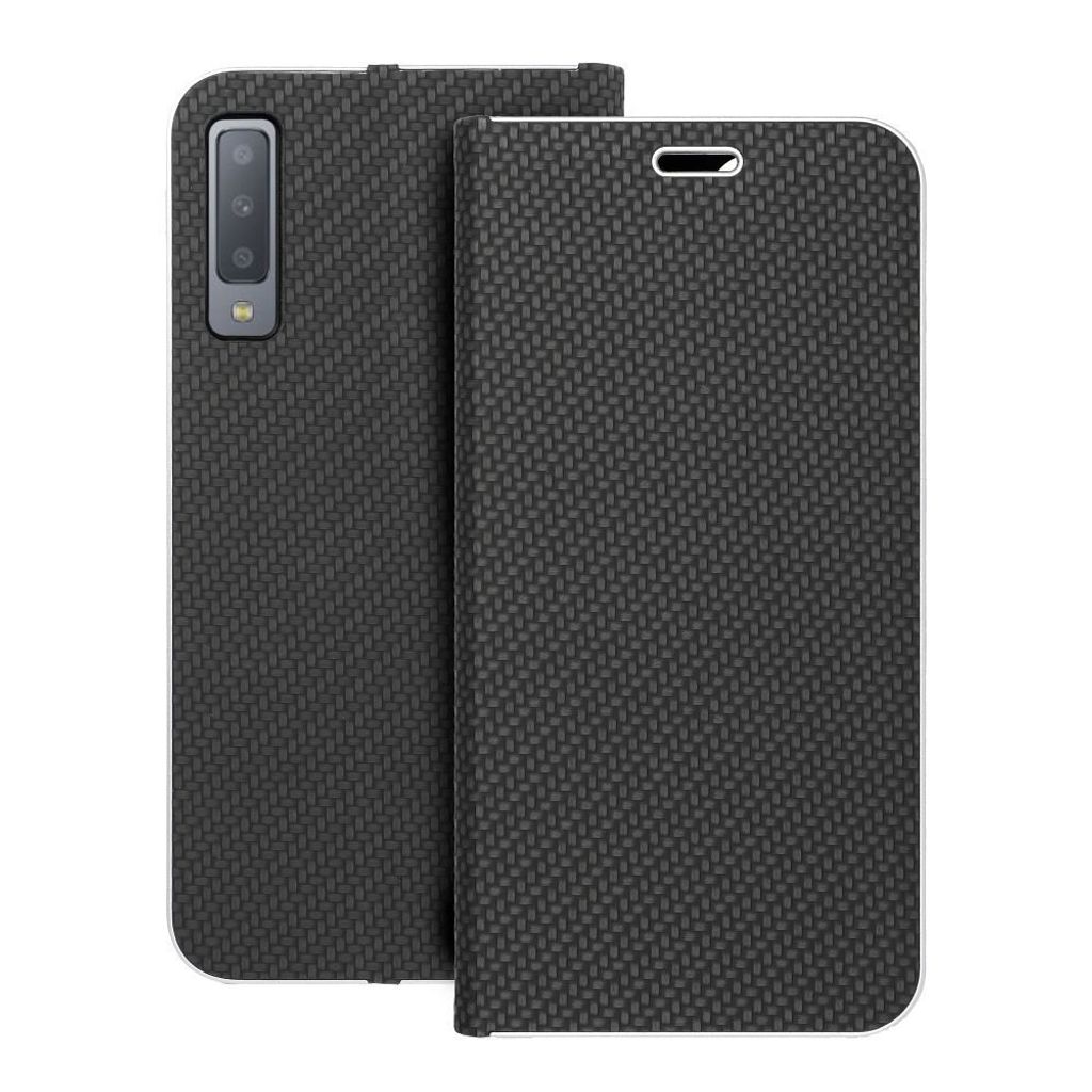 LUNA Carbon passend für SAMSUNG A7 2018 Schwarz