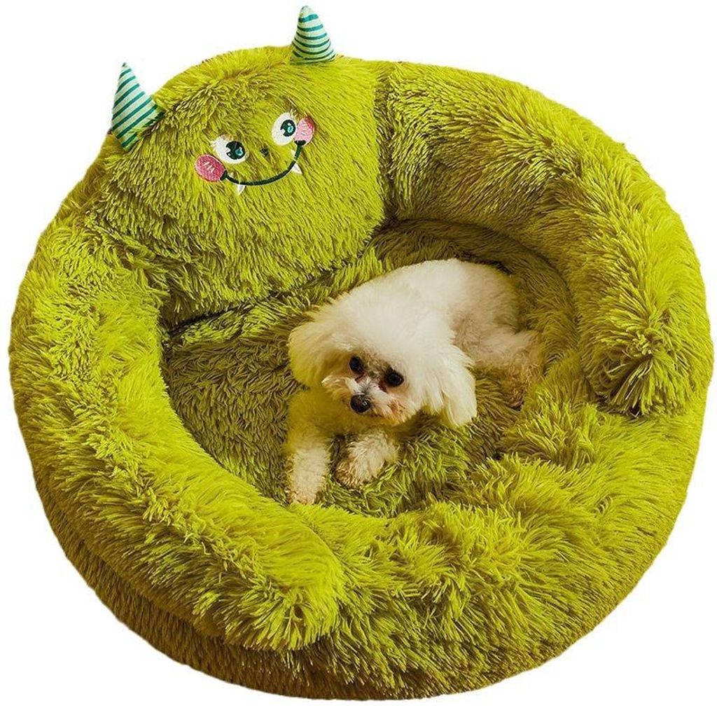 Hundebett, rutschfestes Katzen- und Hundebett, 60x60x10cm, maschinenwaschbar, geeignet für Katzen, Kaninchen, Welpen und kleine und mittelgroße H...