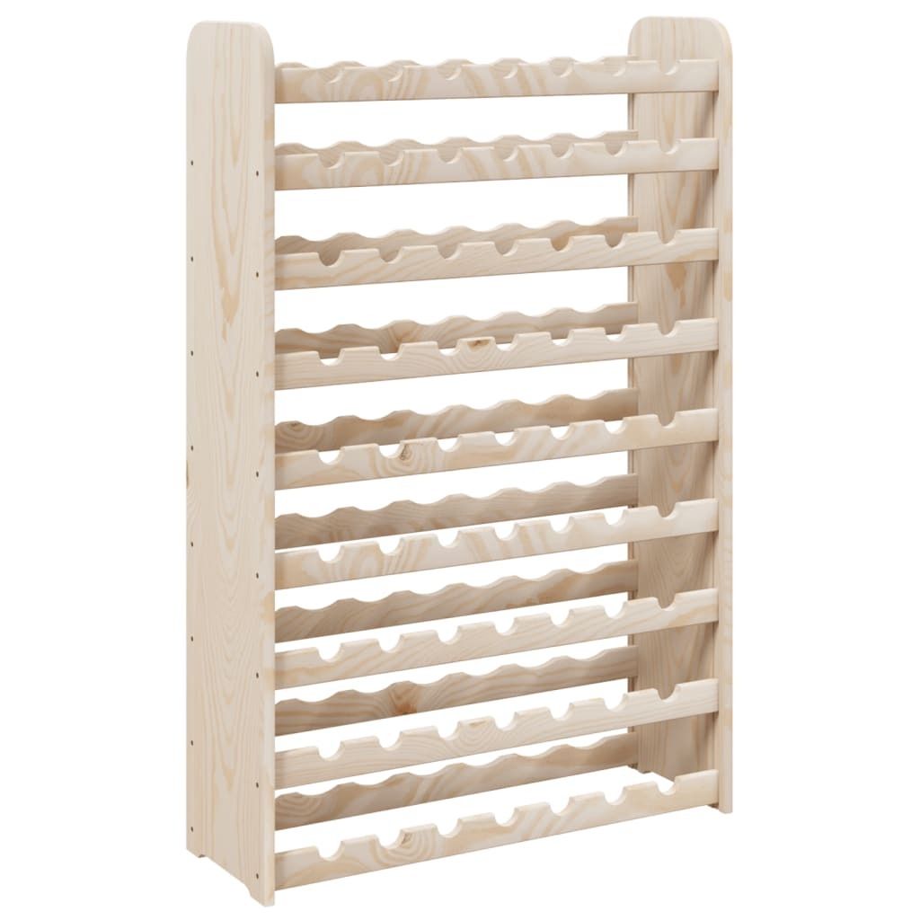 vidaXL Stojan na víno 72,5x25x111,5 cm z masívneho Obrázok produktu 