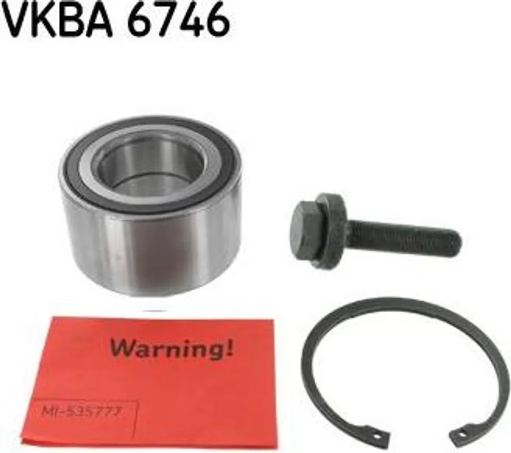 Roulement de roue SKF VKBA 6746 anti-bruit pour 2H0407627A