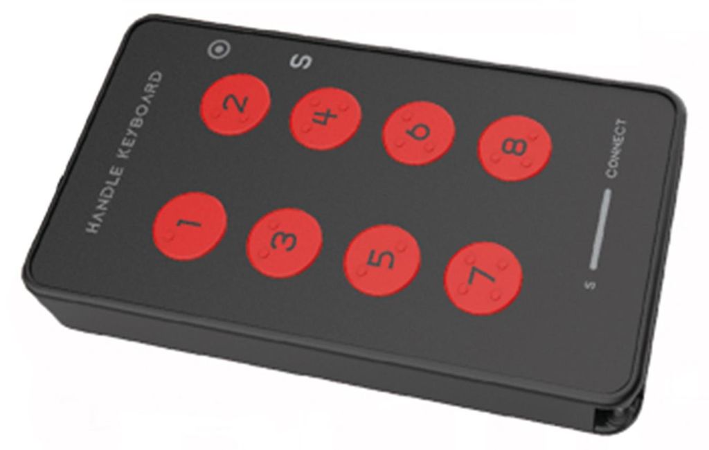 Anpassbare Handheld-Tastatur mit USB, 2,4 GHz und Bluetooth sowie programmierbaren Tasten für PC-Gaming