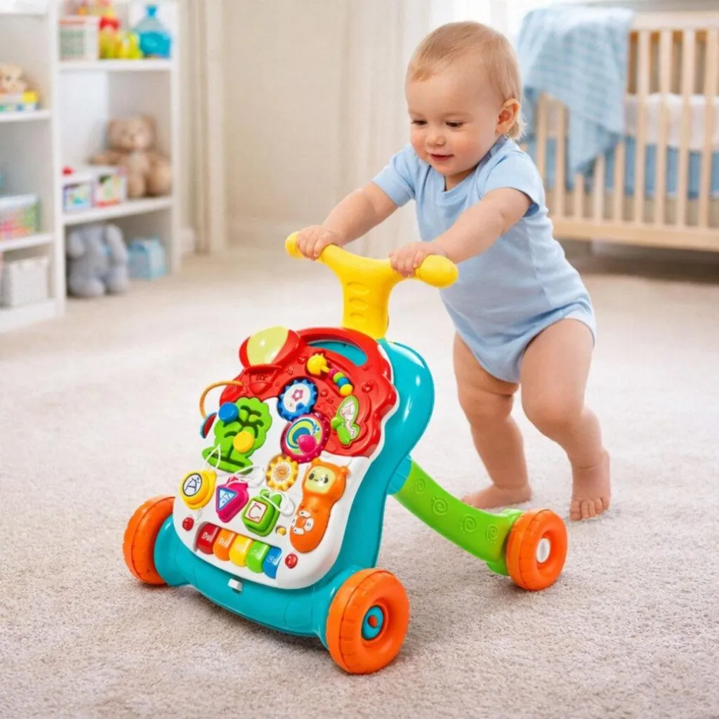 Table d'activités bébé 5 en 1 multicolore : centre d'éveil sensoriel - 3