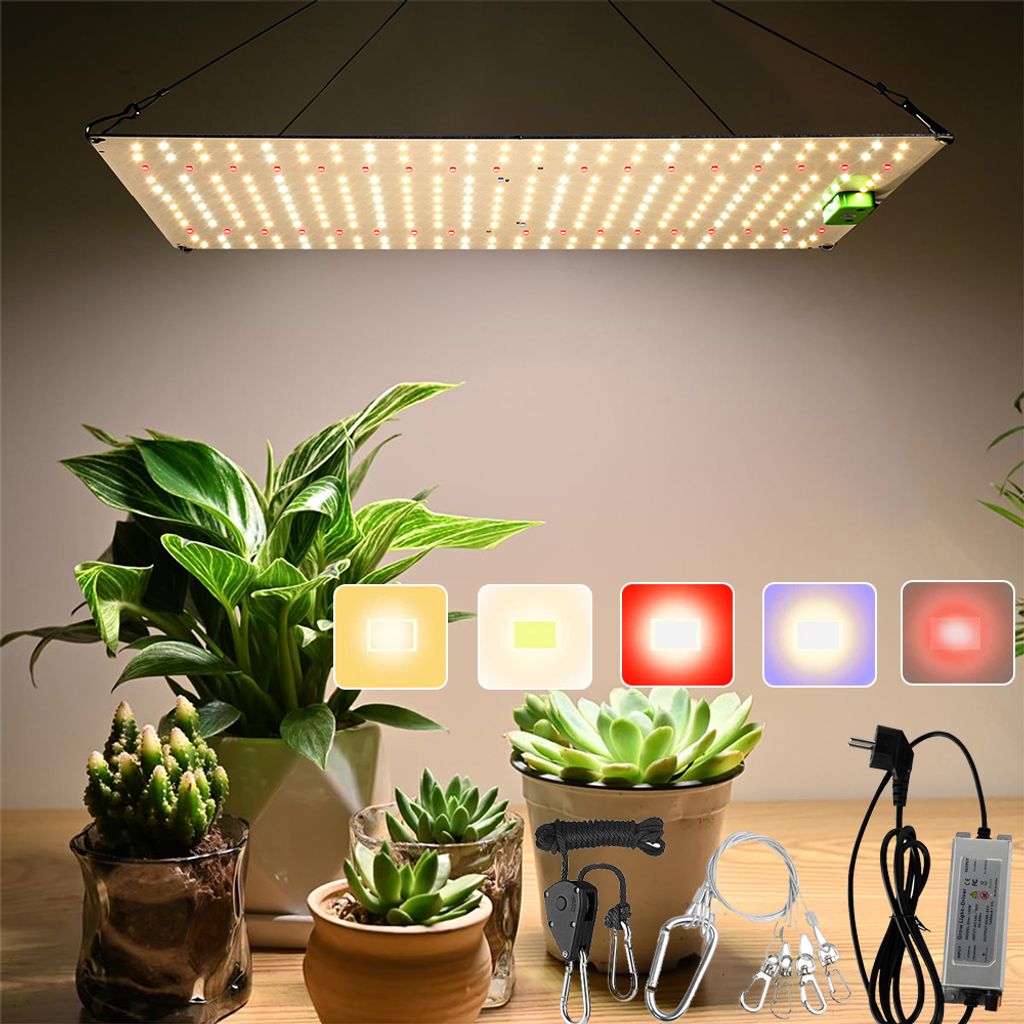 Pflanzenlampe LED Vollspektrum Flowerpot Lampe Pflanzenlicht Gemüse und Blume für Wachsen Zelt Wachstumslampen 36W Grow Light Gewächshaus
