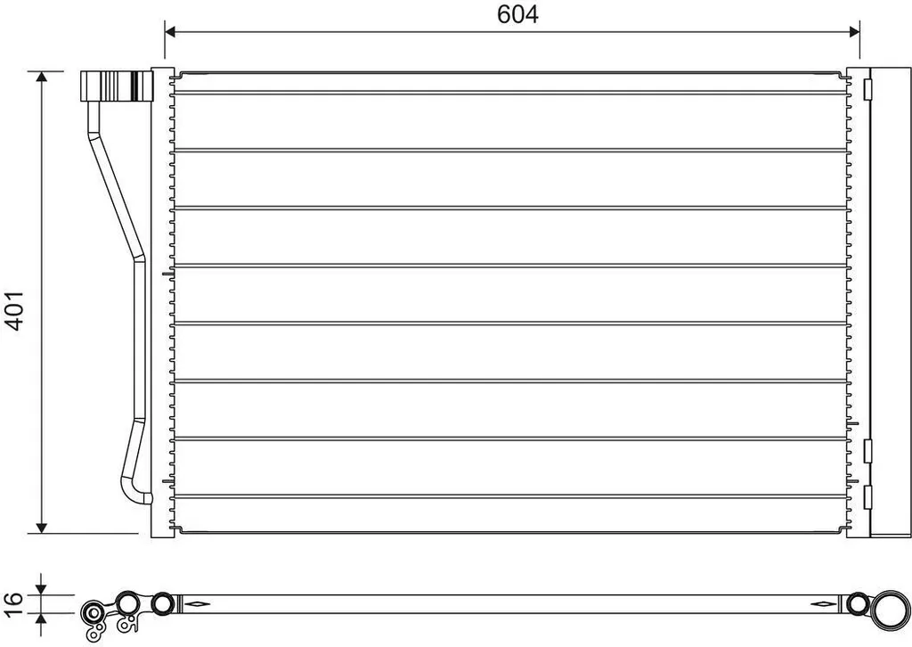 Condenseur Haute Performance Valeo 814388 - Qualité OE BMW 17112284243