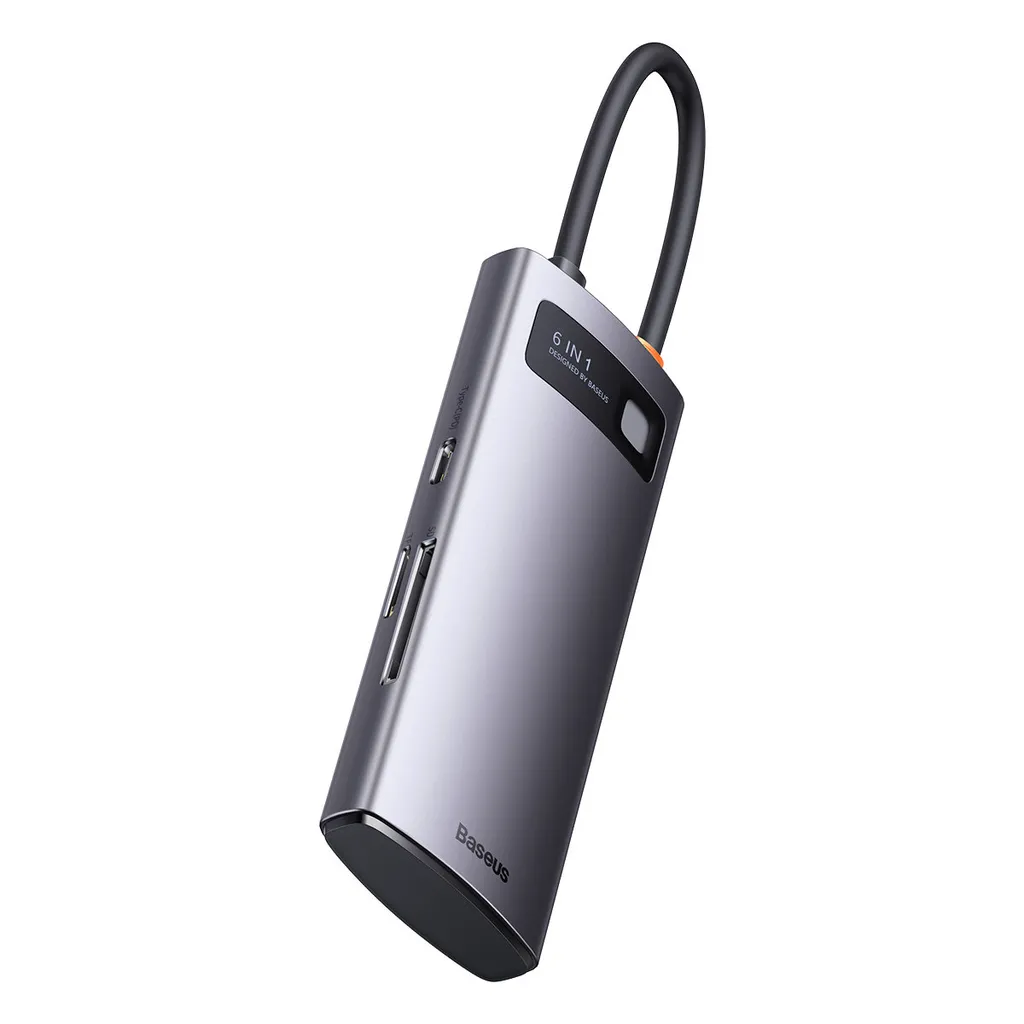 HUB USB-C 3.2 Gen.1 avec Lecteur SD TF et Charge Power Delivery 6-1