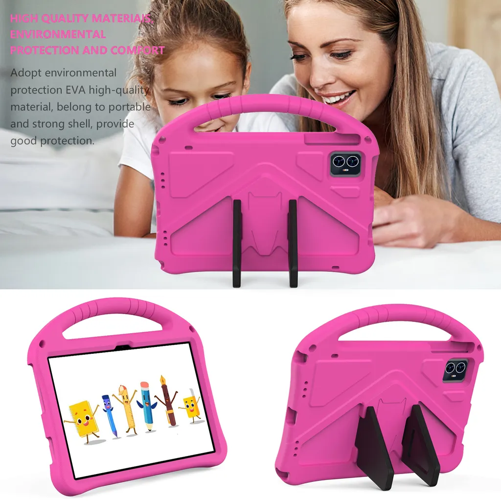 Custodia Per Tablet Teclast M50T 2026 (10.1 Pollici), Antiurto In PU Con Chiusura Magnetica, Cinturino Da Polso E Supporto, Colore Nero