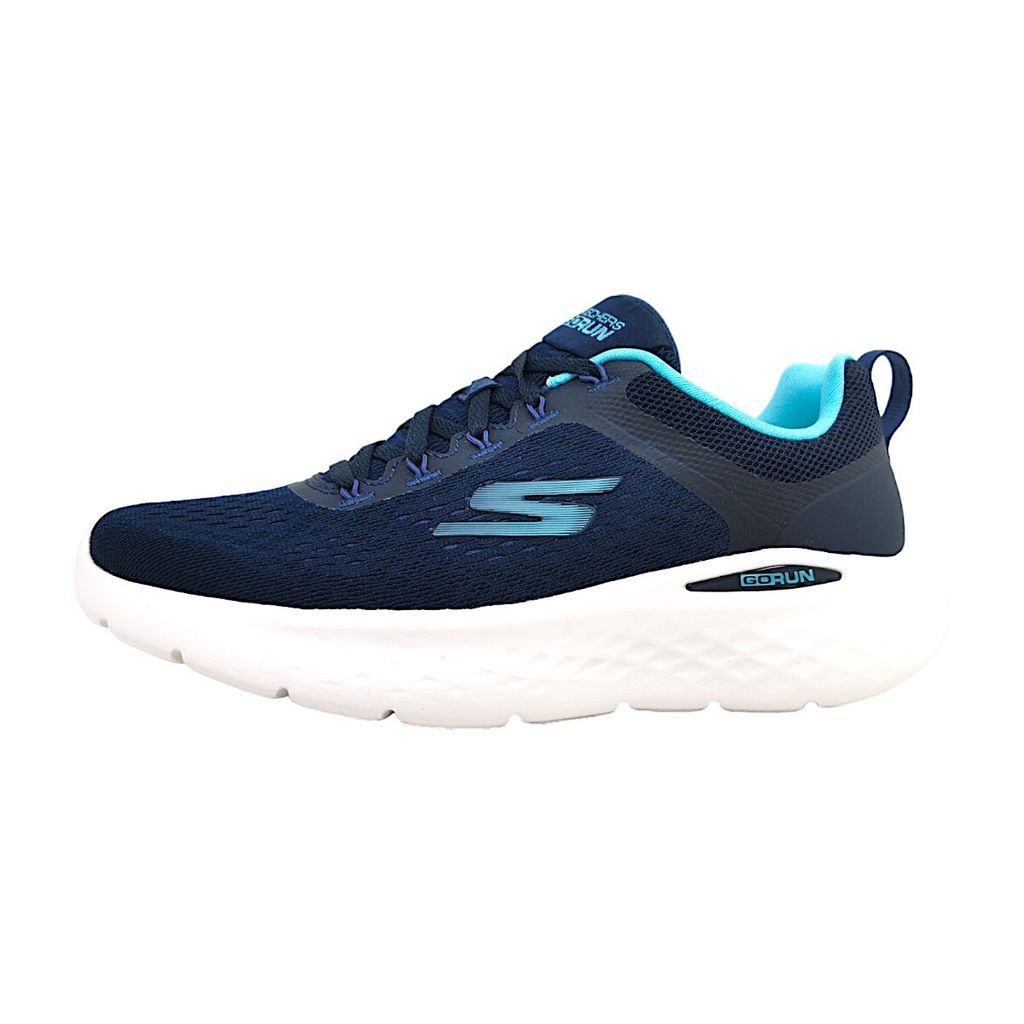 Skechers Gu Run Light Damen sportlicher Schnürer in Blau, Größe 36