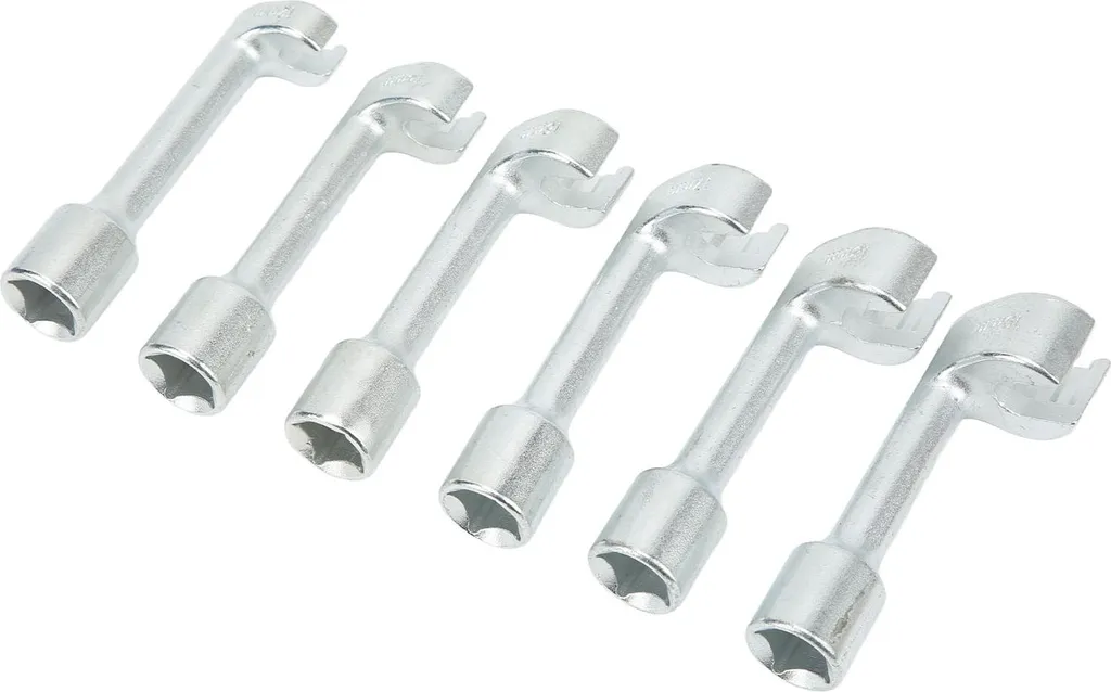 Jeu de 6 douilles pour injecteurs 1/2 pouce 12-19mm en acier robuste