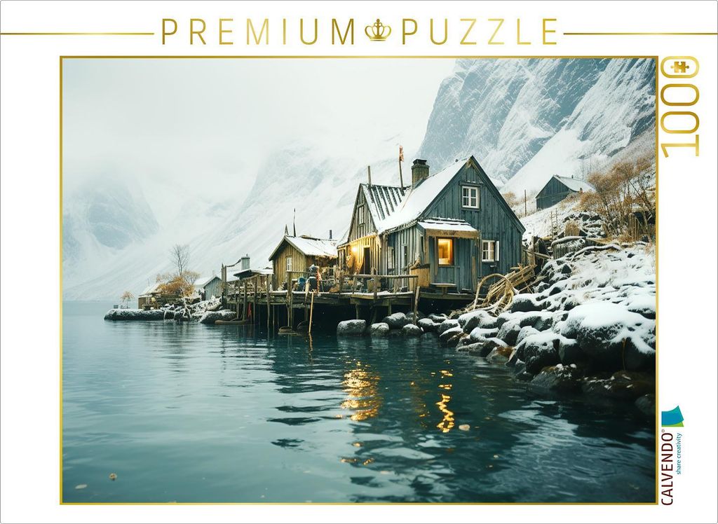 CALVENDO Puzzle Nebeltag | 1000 Teile Lege-Größe 64x48cm Foto-Puzzle für glückliche Stunden