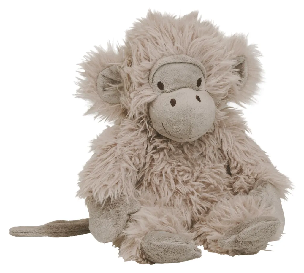 Peluche Happy Horse Miso le Singe 40 cm Marron - Doudou Doux Enfant