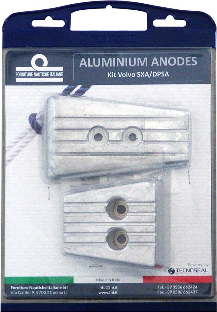 Tecnoseal Aluminium Volvo Sx-a/dps Anode Durchsichtig Durchsichtig One Size