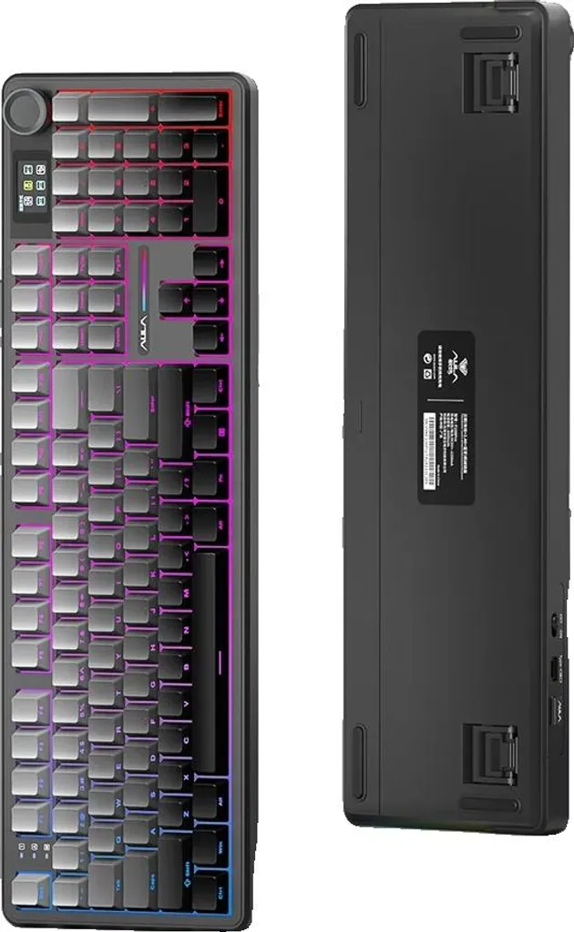 Clavier sans fil Bluetooth étanche pour tablette et PC Giadient Noir