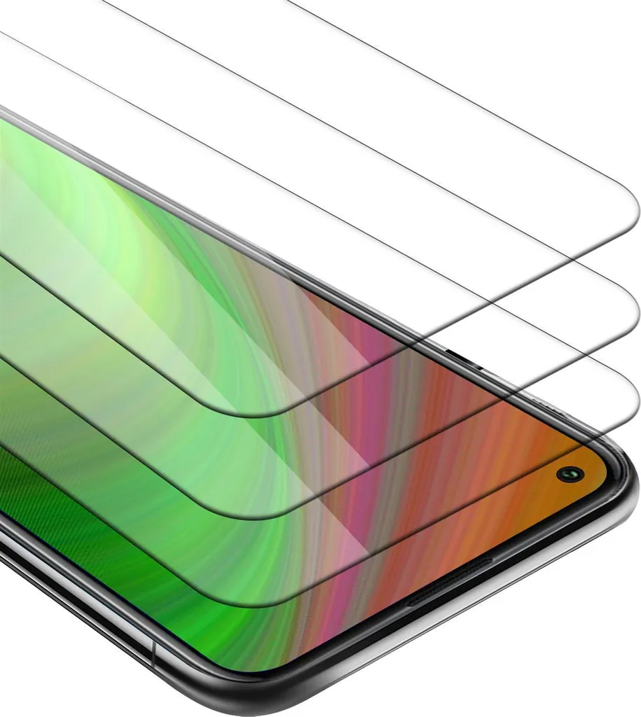 Cadorabo Vetro Temperato Moto G8 Power - Trasparenza Invisibile 3x