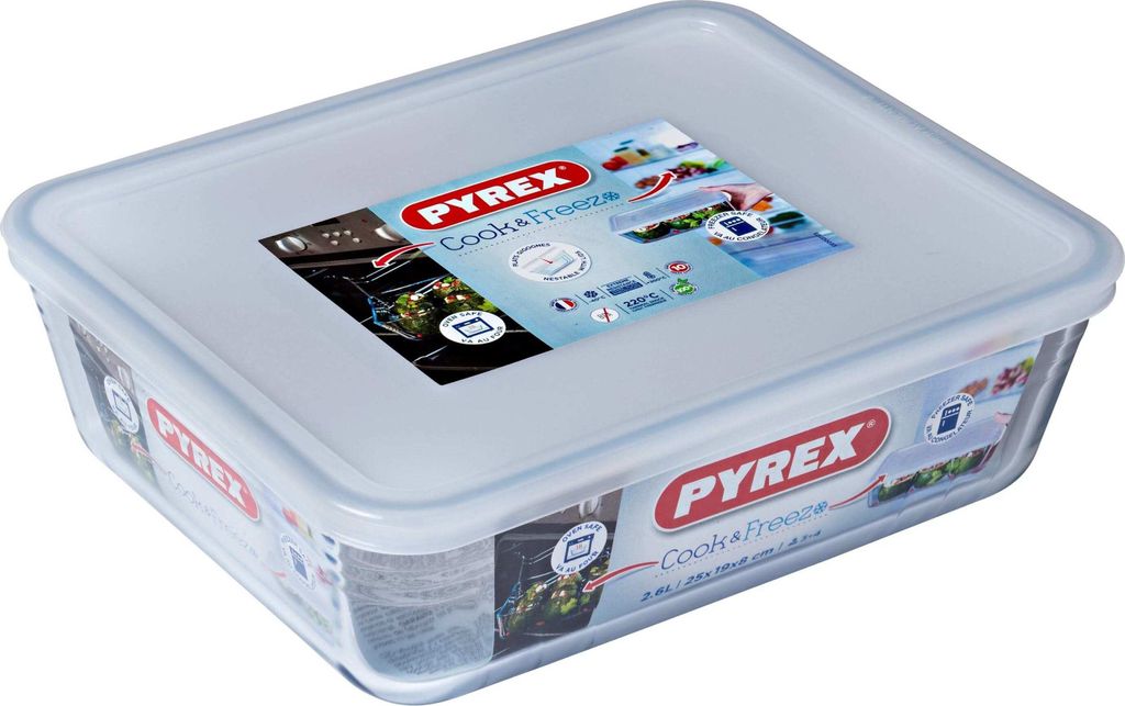 Pyrex Forma do trouby - s víkem - Cook & Freeze - 25 x 19 x Obrázek produktu 