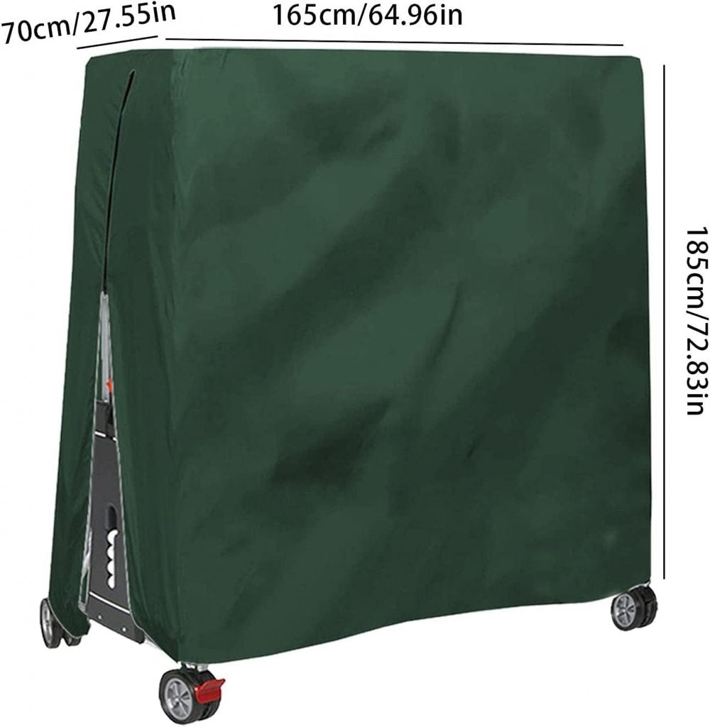 Tischtennisplatte Abdeckung 280x153x73cm - Wasserdichte Oxford Schutzhülle