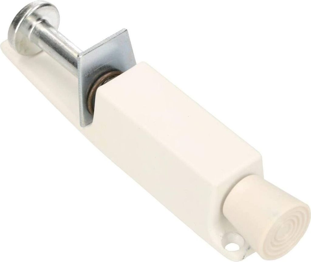 KOTARBAU Türfeststeller Weiß Solide Türaufhalter Türstopper Stahl Rostabweisend Universal Gummi Pedal Sicherheitstechnik