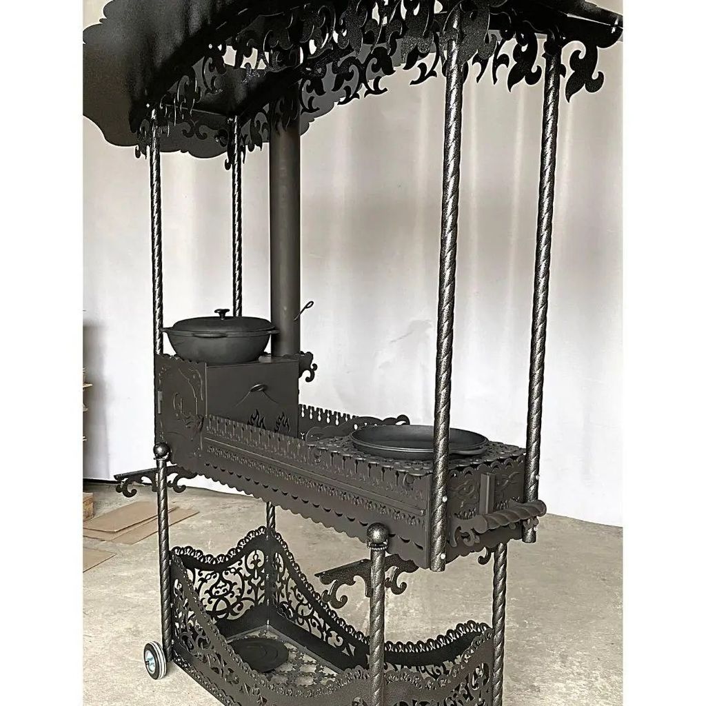 Grill, Mangal, Ofen "Sultan", mit doppeltem Boden, Produktbild 