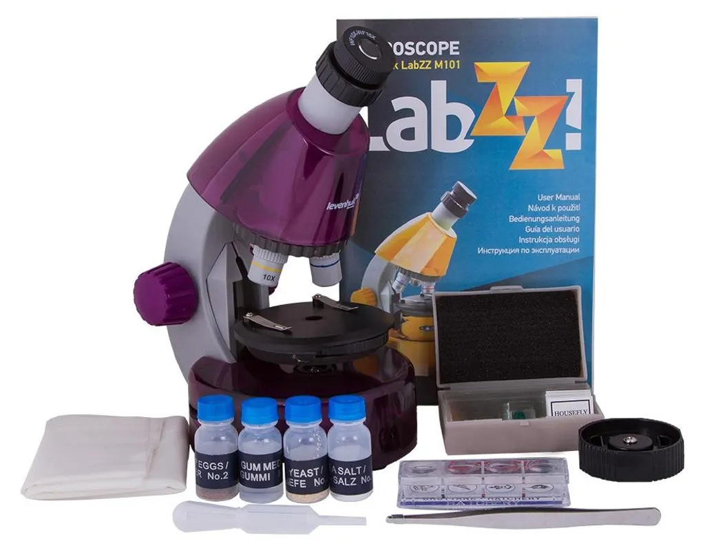 Microscope Levenhuk LabZZ M101 grossissement 640x et éclairage intégré - 11