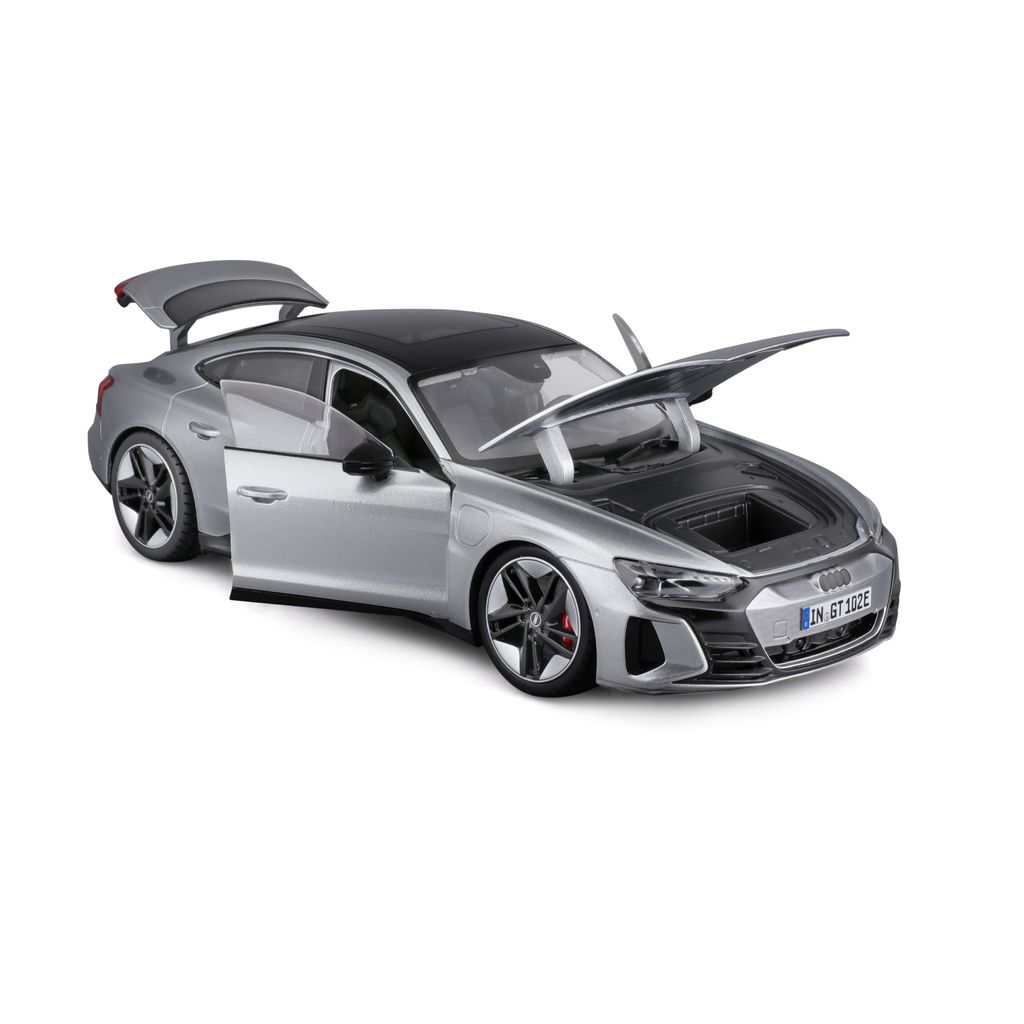 Audi RS e-tron GT strieborná 1:18 BBURAGO Obrázok produktu 2