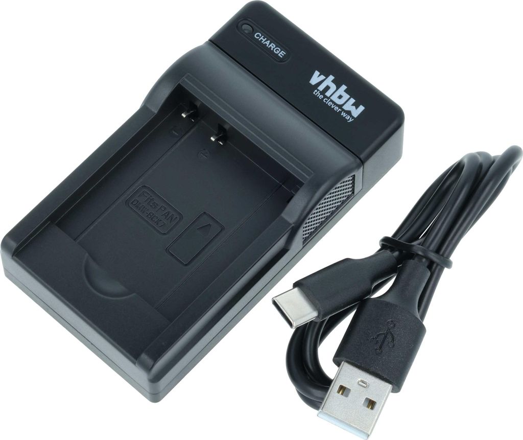 vhbw USB Ladegerät kompatibel mit Panasonic Lumix DMC-FS16, Produktbild 