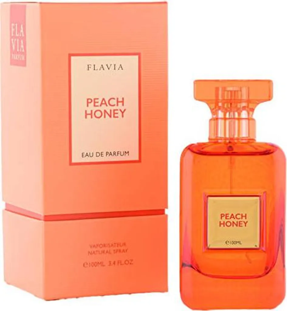 Parfum Flavia Peach Honey 100ml - Notes de Pêche Sucrée et Miel Doré