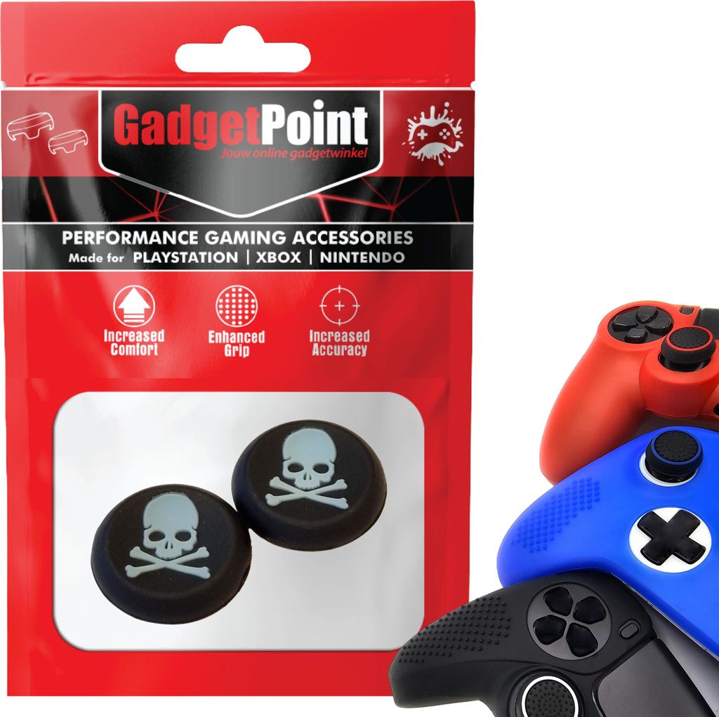 Thumbgrips - Thumb Grips voor PlayStation, PS5, Xbox X/S, One & Switch Pro Controller - Gaming Thumbgrips - Performance Anti-Slip Thumbsticks - Bes...