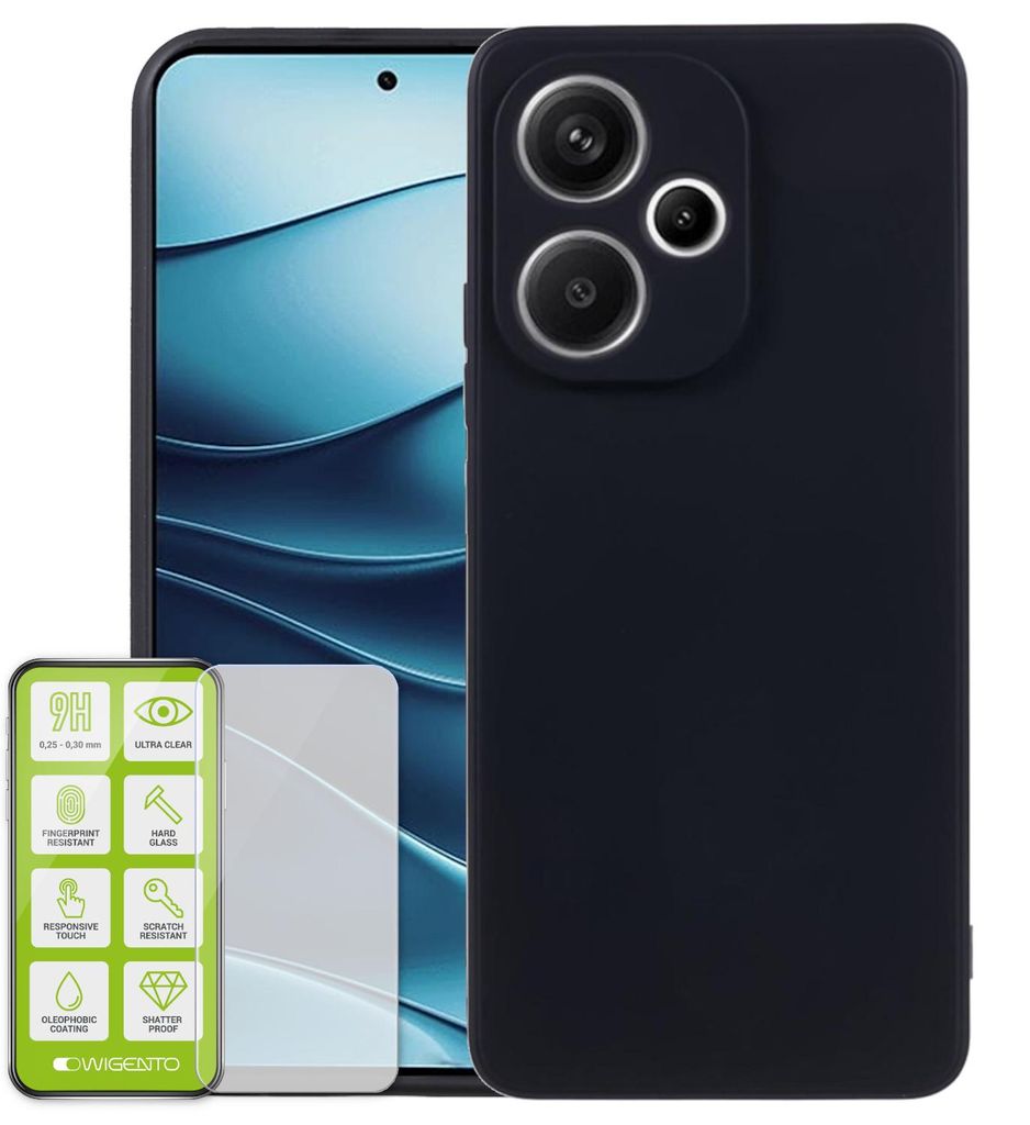 Silikónové puzdro TPU pre Xiaomi Redmi Note 14 5G – čierne Obrázok produktu 