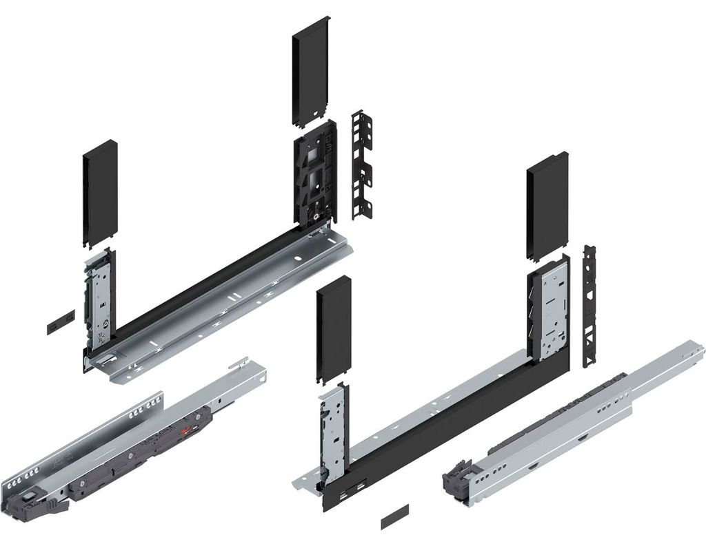 BLUM LEGRABOX free SET Höhe C, BLUMOTION S, 40Kg, NL 450, Produktbild 